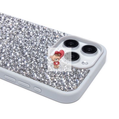 Чехол-накладка для Apple iPhone 15 Pro Max капли дождя (белый) - PC096 POSH SHINE