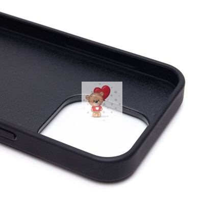 Чехол-накладка для Apple iPhone 15 Pro капли дождя (титановый черный) - PC096 POSH SHINE