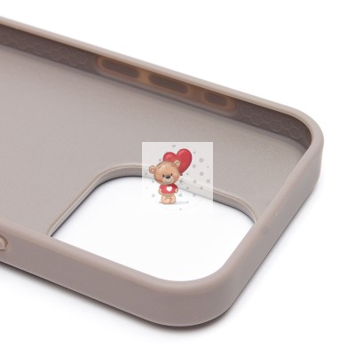 Чехол-накладка для Apple iPhone 15 Pro капли дождя (титановый серый) - PC096 POSH SHINE