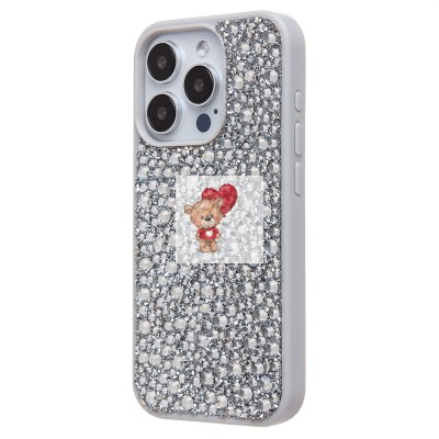 Чехол-накладка для Apple iPhone 15 Pro капли дождя (белый) - PC096 POSH SHINE