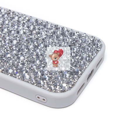 Чехол-накладка для Apple iPhone 15 Pro капли дождя (белый) - PC096 POSH SHINE