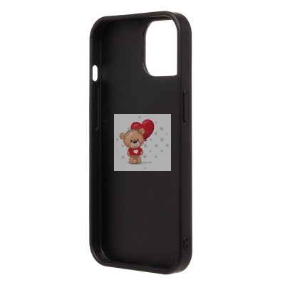 Чехол-накладка для Apple iPhone 15 капли дождя (титановый черный) - PC096 POSH SHINE