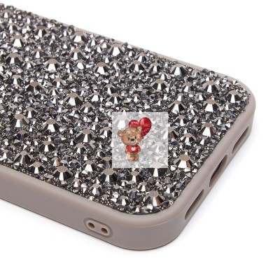 Чехол-накладка для Apple iPhone 15 капли дождя (титановый серый) - PC096 POSH SHINE