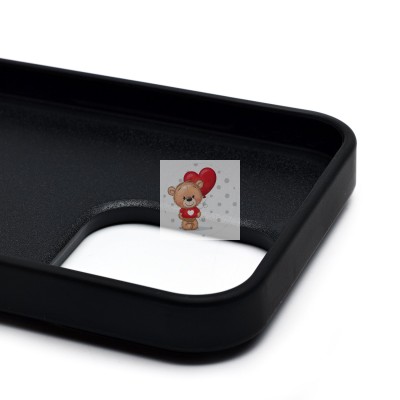 Чехол-накладка для Apple iPhone 16 Pro Max капли дождя (титановый черный) - PC096 POSH SHINE