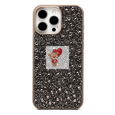 Чехол-накладка для Apple iPhone 16 Pro Max капли дождя (титановый серый) - PC096 POSH SHINE