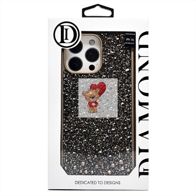 Чехол-накладка для Apple iPhone 16 Pro Max капли дождя (титановый серый) - PC096 POSH SHINE