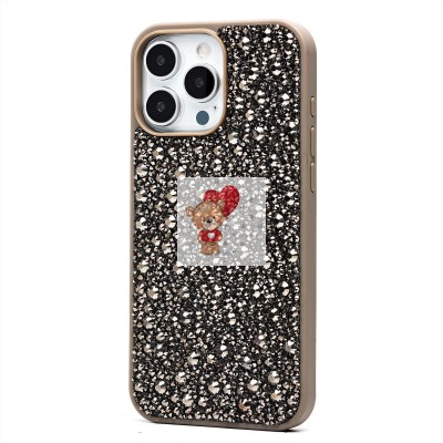 Чехол-накладка для Apple iPhone 16 Pro Max капли дождя (титановый серый) - PC096 POSH SHINE