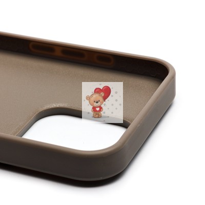 Чехол-накладка для Apple iPhone 16 Pro Max капли дождя (титановый серый) - PC096 POSH SHINE