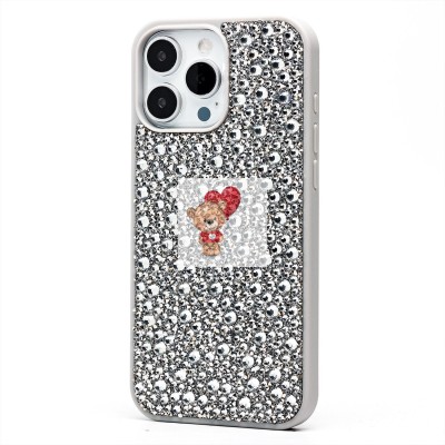 Чехол-накладка для Apple iPhone 16 Pro Max капли дождя (белый) - PC096 POSH SHINE