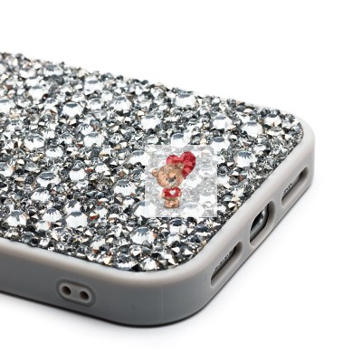 Чехол-накладка для Apple iPhone 16 Pro Max капли дождя (белый) - PC096 POSH SHINE