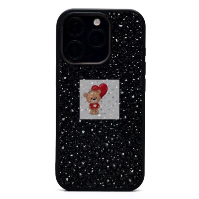 Чехол-накладка для Apple iPhone 16 Pro капли дождя (титановый черный) - PC096 POSH SHINE Чехол-накладка для Apple iPhone 16 Pro капли дождя (титановый черный) - PC096 POSH SHINE