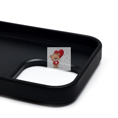 Чехол-накладка для Apple iPhone 16 Pro капли дождя (титановый черный) - PC096 POSH SHINE