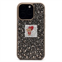 Чехол-накладка для Apple iPhone 16 Pro капли дождя (титановый серый) - PC096 POSH SHINE Чехол-накладка для Apple iPhone 16 Pro капли дождя (титановый серый) - PC096 POSH SHINE