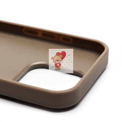 Чехол-накладка для Apple iPhone 16 Pro капли дождя (титановый серый) - PC096 POSH SHINE