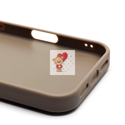 Чехол-накладка для Apple iPhone 16 Pro капли дождя (титановый серый) - PC096 POSH SHINE