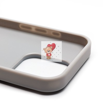 Чехол-накладка для Apple iPhone 16 Pro капли дождя (белый) - PC096 POSH SHINE