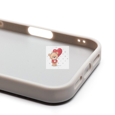 Чехол-накладка для Apple iPhone 16 Pro капли дождя (белый) - PC096 POSH SHINE