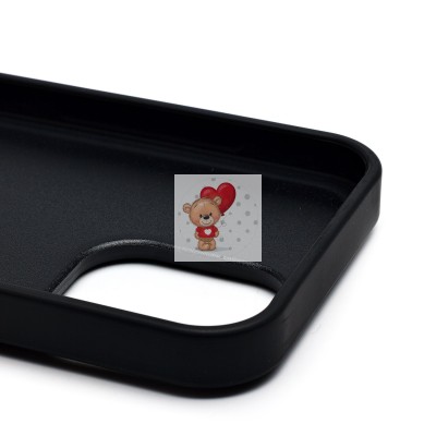 Чехол-накладка для Apple iPhone 16 капли дождя (титановый черный) - PC096 POSH SHINE