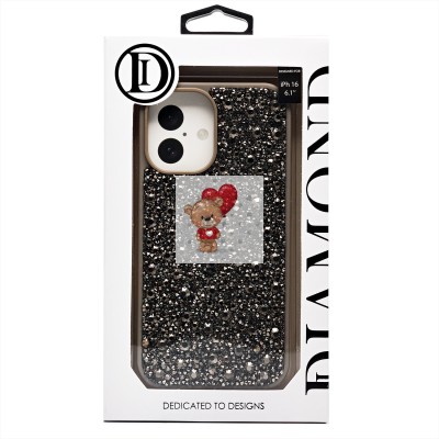 Чехол-накладка для Apple iPhone 16 капли дождя (титановый серый) - PC096 POSH SHINE