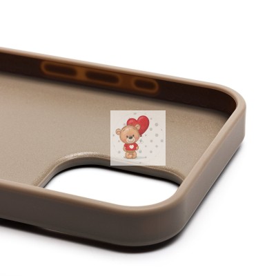 Чехол-накладка для Apple iPhone 16 капли дождя (титановый серый) - PC096 POSH SHINE