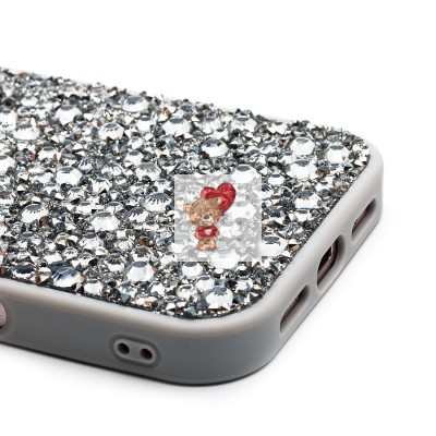 Чехол-накладка для Apple iPhone 16 капли дождя (белый) - PC096 POSH SHINE