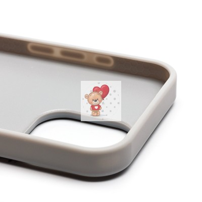 Чехол-накладка для Apple iPhone 16 капли дождя (белый) - PC096 POSH SHINE