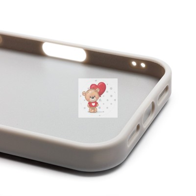 Чехол-накладка для Apple iPhone 16 капли дождя (белый) - PC096 POSH SHINE