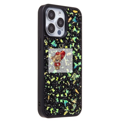 Чехол-накладка для Apple iPhone 15 Pro Max (черный) - PC097 POSH SHINE Чехол-накладка для Apple iPhone 15 Pro Max (черный) - PC097 POSH SHINE