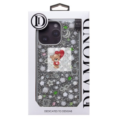 Чехол-накладка для Apple iPhone 15 Pro Max (белый) - PC097 POSH SHINE Чехол-накладка для Apple iPhone 15 Pro Max (белый) - PC097 POSH SHINE