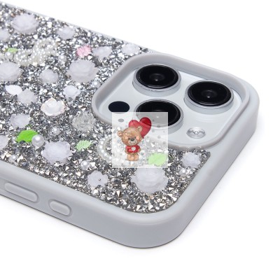 Чехол-накладка для Apple iPhone 15 Pro Max (белый) - PC097 POSH SHINE Чехол-накладка для Apple iPhone 15 Pro Max (белый) - PC097 POSH SHINE