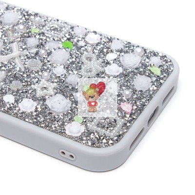 Чехол-накладка для Apple iPhone 15 Pro Max (белый) - PC097 POSH SHINE Чехол-накладка для Apple iPhone 15 Pro Max (белый) - PC097 POSH SHINE