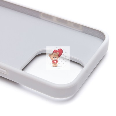 Чехол-накладка для Apple iPhone 15 Pro Max (белый) - PC097 POSH SHINE Чехол-накладка для Apple iPhone 15 Pro Max (белый) - PC097 POSH SHINE