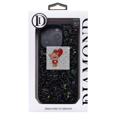 Чехол-накладка для Apple iPhone 15 Pro (черный) - PC097 POSH SHINE