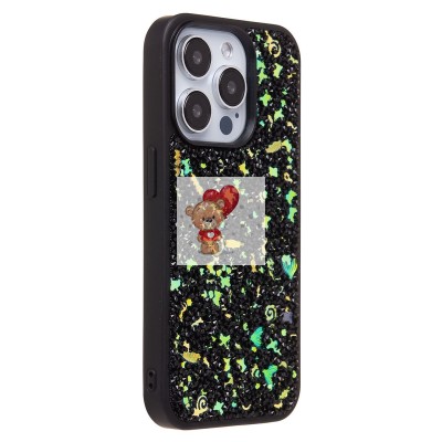 Чехол-накладка для Apple iPhone 15 Pro (черный) - PC097 POSH SHINE