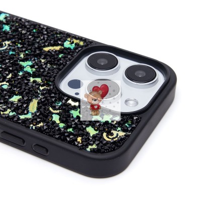 Чехол-накладка для Apple iPhone 15 Pro (черный) - PC097 POSH SHINE