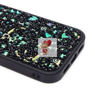 Чехол-накладка для Apple iPhone 15 Pro (черный) - PC097 POSH SHINE