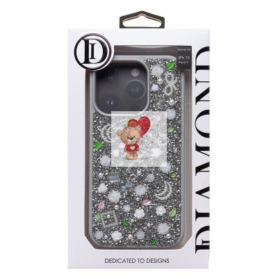 Чехол-накладка для Apple iPhone 15 Pro (белый) - PC097 POSH SHINE