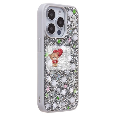 Чехол-накладка для Apple iPhone 15 Pro (белый) - PC097 POSH SHINE