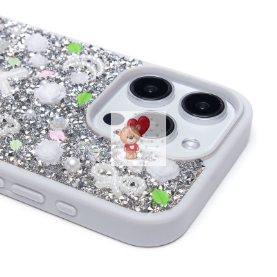 Чехол-накладка для Apple iPhone 15 Pro (белый) - PC097 POSH SHINE