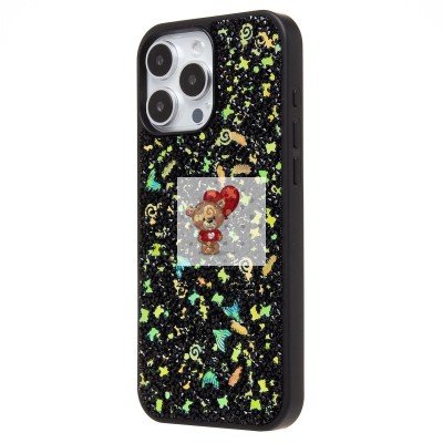 Чехол-накладка для Apple iPhone 16 Pro Max (черный) - PC097 POSH SHINE