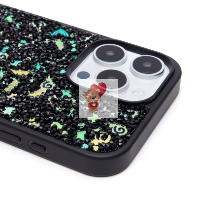 Чехол-накладка для Apple iPhone 16 Pro Max (черный) - PC097 POSH SHINE