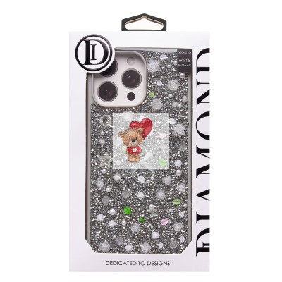 Чехол-накладка для Apple iPhone 16 Pro Max (белый) - PC097 POSH SHINE