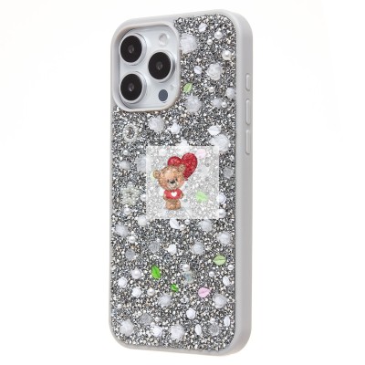 Чехол-накладка для Apple iPhone 16 Pro Max (белый) - PC097 POSH SHINE