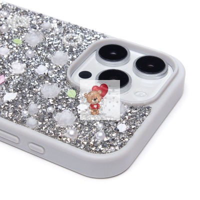 Чехол-накладка для Apple iPhone 16 Pro Max (белый) - PC097 POSH SHINE