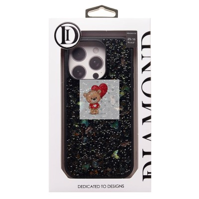 Чехол-накладка для Apple iPhone 16 Pro (черный) - PC097 POSH SHINE