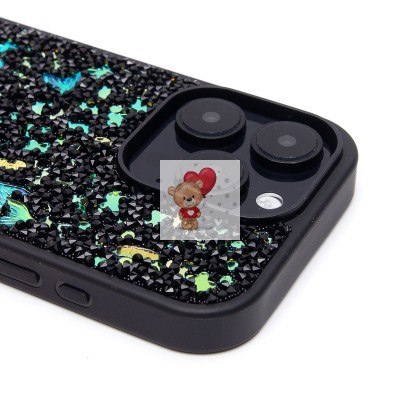 Чехол-накладка для Apple iPhone 16 Pro (черный) - PC097 POSH SHINE