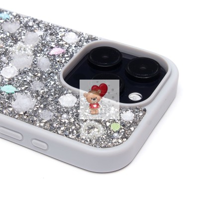 Чехол-накладка для Apple iPhone 16 Pro (белый) - PC097 POSH SHINE