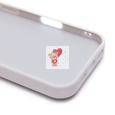 Чехол-накладка для Apple iPhone 16 Pro (белый) - PC097 POSH SHINE