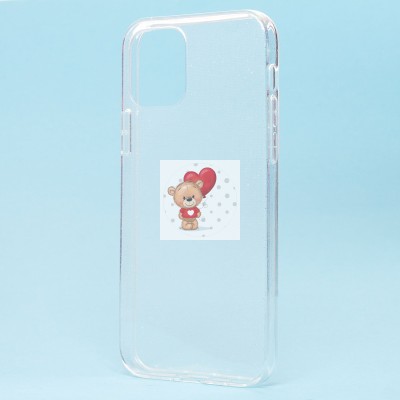 Чехол-накладка для Apple iPhone 12 Pro Max (белый) - SC123 Чехол-накладка для Apple iPhone 12 Pro Max (белый) - SC123