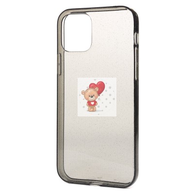 Чехол-накладка для Apple iPhone 12 (черный) - SC123